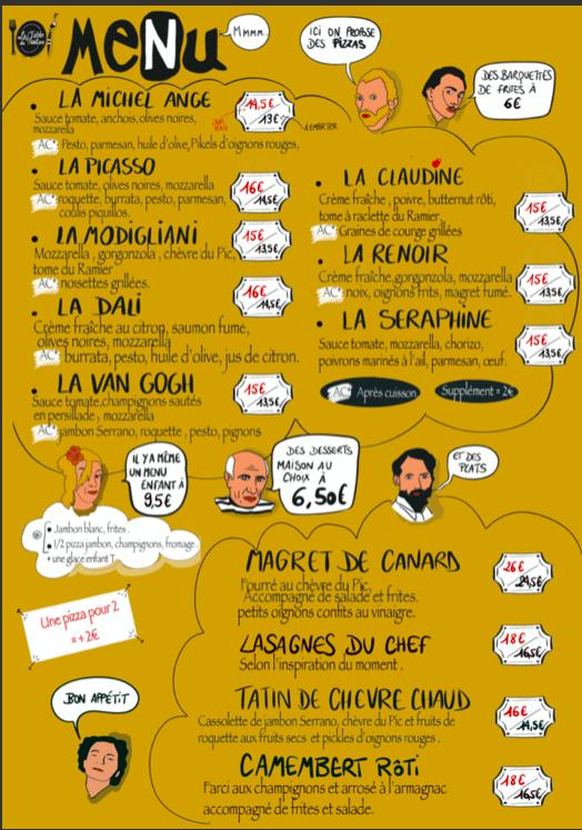 La Table du Peintre - Menu Image 1